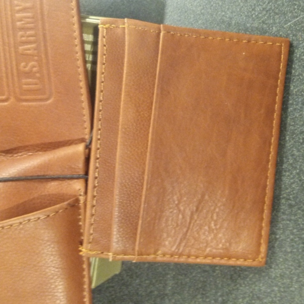 U.S.Army genuine leather bi fold wallet - Picture 5 of 5